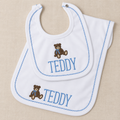 Baby Bib and Burp Cloth Set