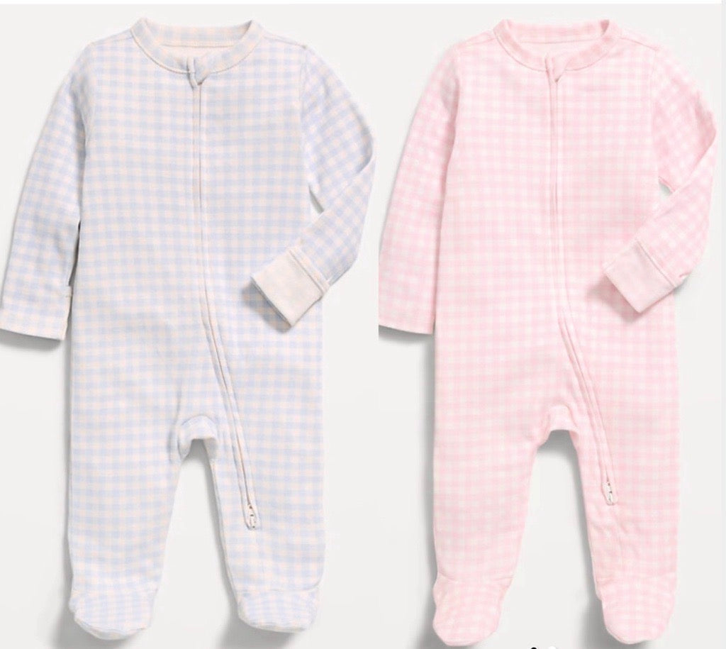 Gingham Onesie
