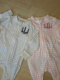 Gingham Onesie