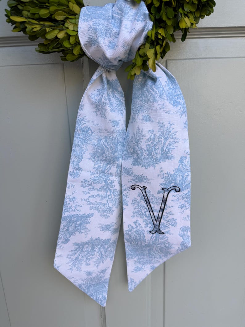 Personalized Wreath Sash