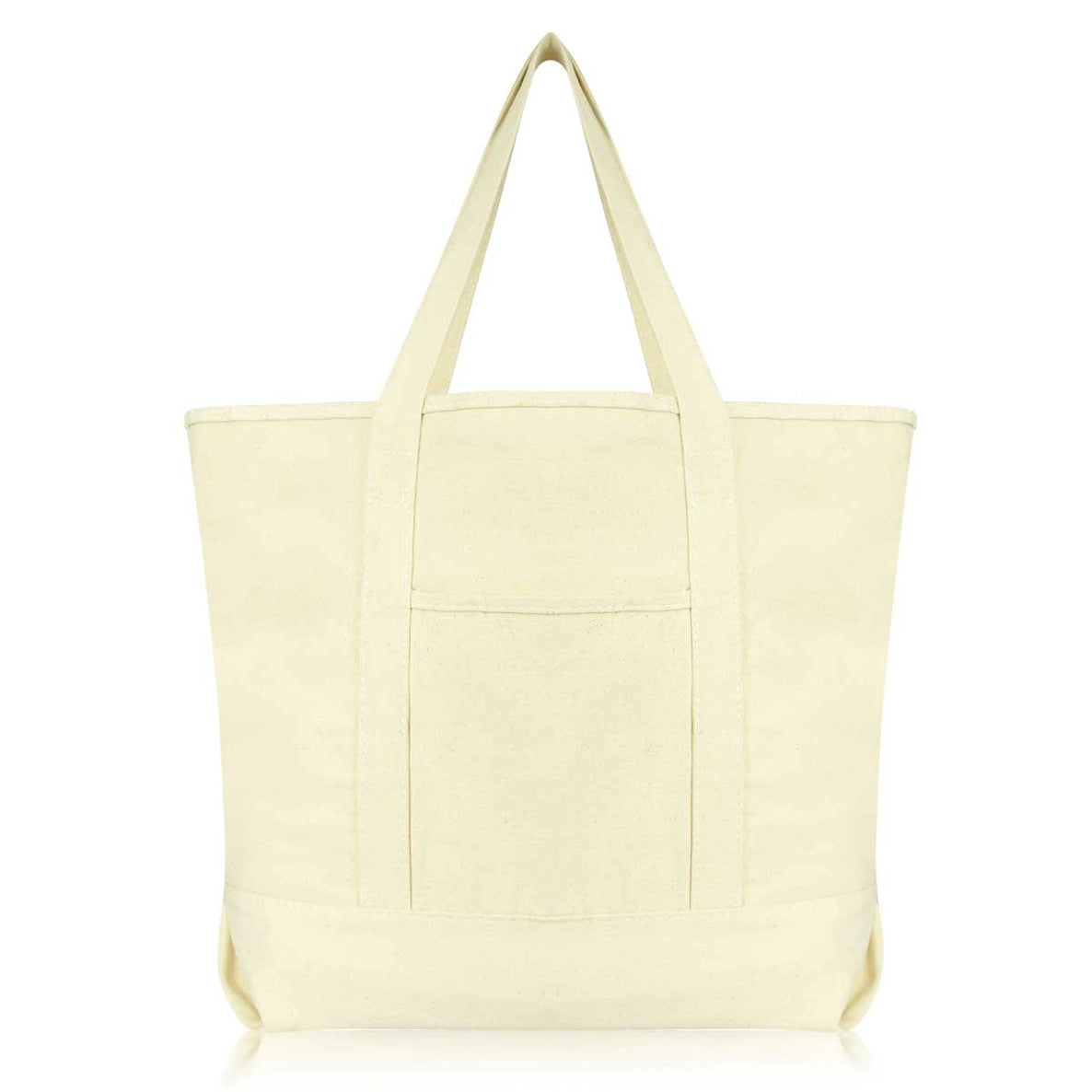 Dog Tote Bag - Premium Cotton Canvas (Zippered)